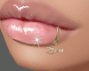 MY GOLD LIP PIERCING