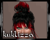 (KUK)black/red hair