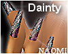 Dainty Glitter Z Nails