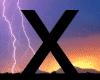 "x" Sunset picture