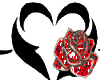 HEART AND ROSE BORDER