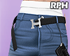 🔯 Jeans + Belt Blue