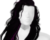 Pink and black hair