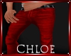 Red Fur Jeans