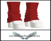 Red White Winter Boots