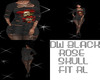 BLCK ROSE SKULL FIT RL