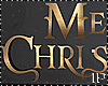 Christmas Gold Sign