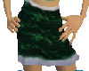green velvet Xmas skirt