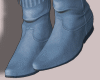 E* Blue Cowgirl Boots