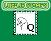 Sign Language Q Stamp