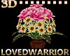 Rose + Daisy Topiary 3