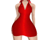 Silky Red Mini Dress