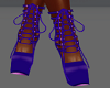 FG~ Purple Leather Heels