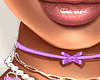Purple V-day Necklace