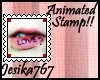 Biting Lip Stamp