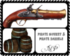 Pirate Barrels & Musket