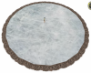 Ice  rink circle rug