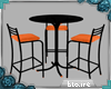 ♥ Orange Bar Table