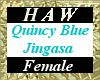 Quincy Blue Jingasa - F