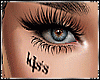 Pink Lips Kiss Tattoo