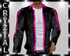 Leather Jacket Blk/Pink