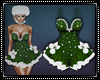 Fur Snowflake Dress Grn