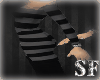 [SF] Gray Striped skirt