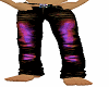 butcut jeans purple