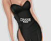 Cutout dress black rls