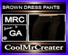 BROWN DRESS PANTS