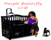 Purple Butterfly Crib