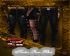 modern pants black