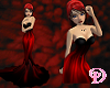 [D] Red and Black Dress