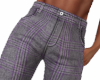 Purple Plaid Pants