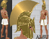 Greek gold helmet