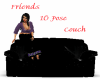Friends 10 pose couch