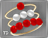 Red White Bracelets