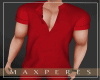 Tied Red Shirt