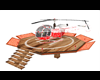 Wooden Helipad no shade