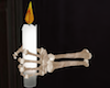 Bone wall candle holder