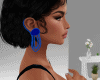 Sapphire Bead Earrings