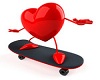 Skateboarding Love