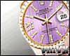Rosegold & Purple Watch