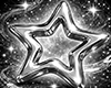 Ã silver star hair clip