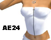 [AE24] Zipper Top Wht