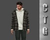 CTG SAGE BRW HOODIE/SHRT