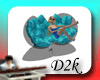 D2k-Teal sphere sofa 8p