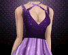 X Halter Dress Purple