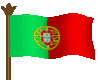 Portugal Flag On Pole
