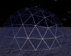 Ultra Blue Geodesic Dome